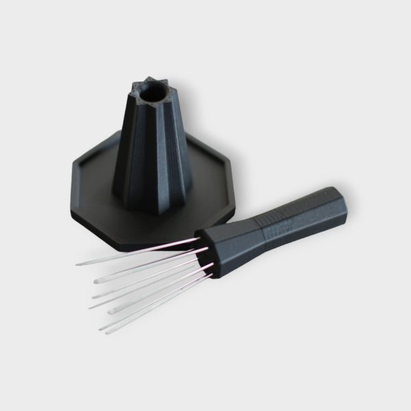 Espresso WDT Tool mit feinen Nadeln für Siebträger